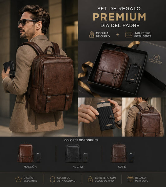 SET DE CUERO PREMIUM