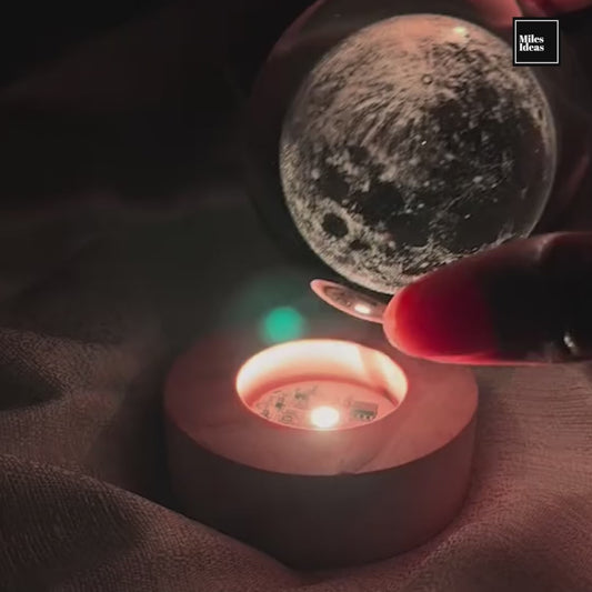 Lámpara Luna 3D
